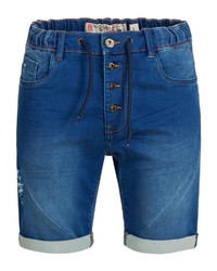 blaue Jeansshorts von INDICODE