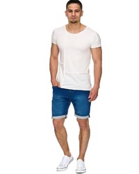 blaue Jeansshorts von INDICODE