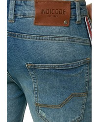 blaue Jeansshorts von INDICODE