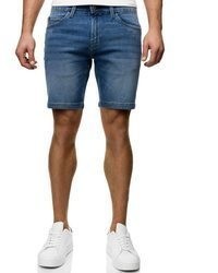 blaue Jeansshorts von INDICODE