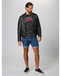 blaue Jeansshorts von Lee