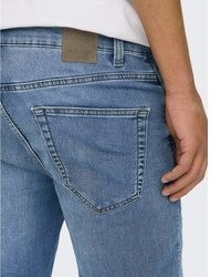 blaue Jeansshorts von ONLY & SONS