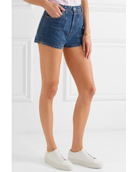 blaue Jeansshorts von Solid & Striped