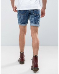 blaue Jeansshorts von Reclaimed Vintage