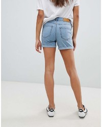 blaue Jeansshorts von Noisy May