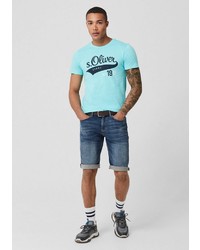 blaue Jeansshorts von s.Oliver