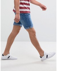 blaue Jeansshorts von Pull&Bear