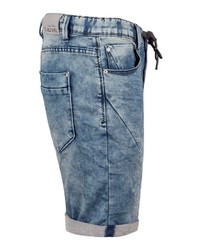 blaue Jeansshorts von Sublevel