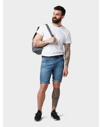 blaue Jeansshorts von Tom Tailor