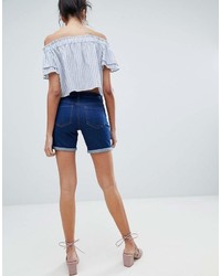 blaue Jeansshorts von Oasis