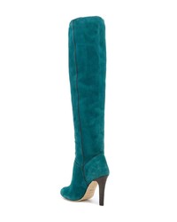 blaue kniehohe Stiefel aus Wildleder von Vanessa Seward