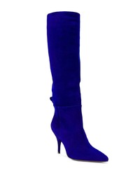 blaue kniehohe Stiefel aus Wildleder von L'Autre Chose