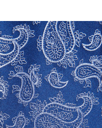 blaue Krawatte mit Paisley-Muster von Charvet