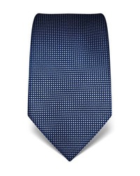blaue Krawatte mit Schottenmuster von Vincenzo Boretti
