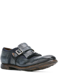 blaue Leder Brogues von Church's