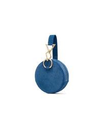 blaue Leder Clutch von Tara Zadeh