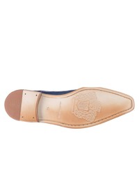 blaue Leder Derby Schuhe von Melvin&Hamilton