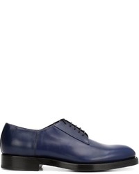 blaue Leder Derby Schuhe von Pierre Hardy