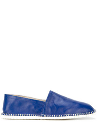 blaue Leder Espadrilles von Casadei
