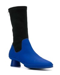 blaue Leder mittelalte Stiefel von Camper