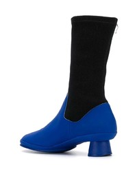 blaue Leder mittelalte Stiefel von Camper