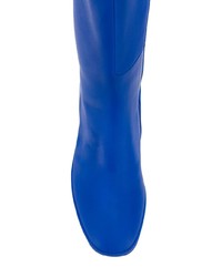 blaue Leder mittelalte Stiefel von Camper Lab