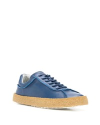 blaue Leder niedrige Sneakers von Camper