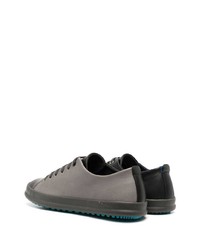 blaue Leder niedrige Sneakers von Camper