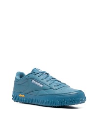 blaue Leder niedrige Sneakers von Reebok