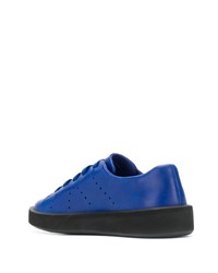 blaue Leder niedrige Sneakers von Camper