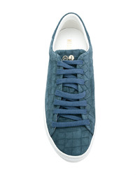 blaue Leder niedrige Sneakers von Hide&Jack