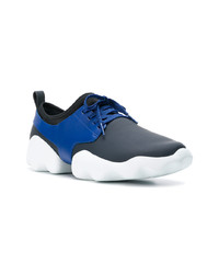 blaue Leder niedrige Sneakers von Camper