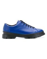 blaue Leder niedrige Sneakers von Camper