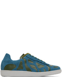 blaue Leder niedrige Sneakers von Namacheko