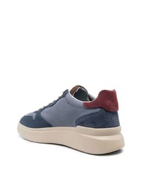 blaue Leder niedrige Sneakers von Hogan