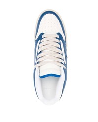 blaue Leder niedrige Sneakers von Represent