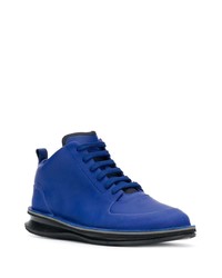 blaue Leder niedrige Sneakers von Camper