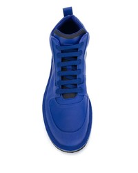 blaue Leder niedrige Sneakers von Camper