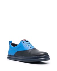 blaue Leder niedrige Sneakers von Camper