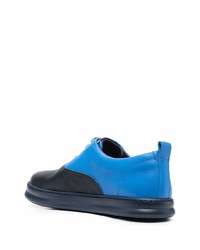 blaue Leder niedrige Sneakers von Camper