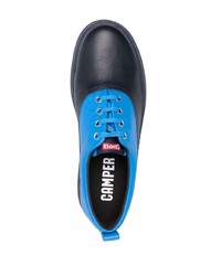 blaue Leder niedrige Sneakers von Camper
