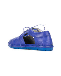 blaue Leder Oxford Schuhe von Marsèll