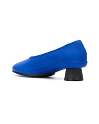 blaue Leder Pumps von Camper