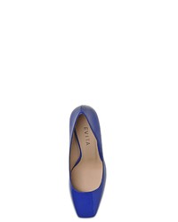 blaue Leder Pumps von Evita