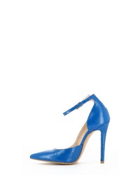 blaue Leder Pumps von Evita