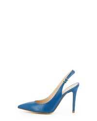 blaue Leder Pumps von Evita