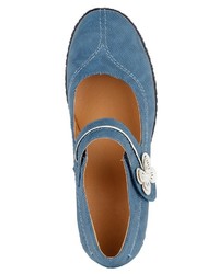 blaue Leder Pumps von Mae&Mathilda