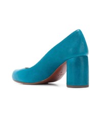 blaue Leder Pumps von Chie Mihara