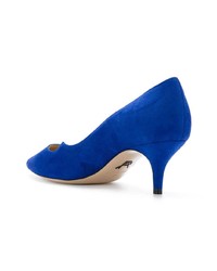 blaue Leder Pumps von Paul Andrew