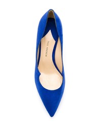 blaue Leder Pumps von Paul Andrew